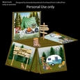 Birthday Camping Box card Kit