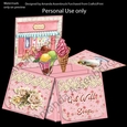 cup1162182_90819 - Get Well or Birthday Floral and Ice cream Box Card Kit 1