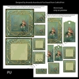 Green Plaid Framed Cardinal Joy to the World Kit 1