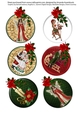 Set of 6 Mixed Christmas tartan tags