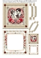Art Deco Couple 1-2 5x5 inch Birthday or Valentines