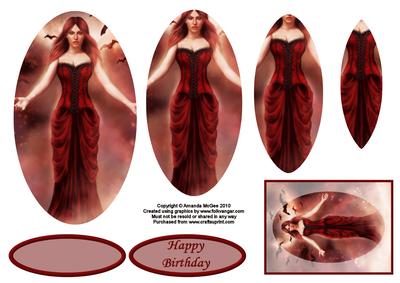Vampire Enchantment in Red Pyramid Sheet 2
