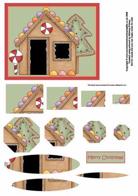 Gingerbread House Multi Pyramid