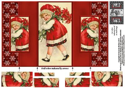 Girl in Red Double Fold Back