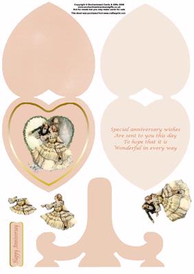 Heart Shaped Card and Stand