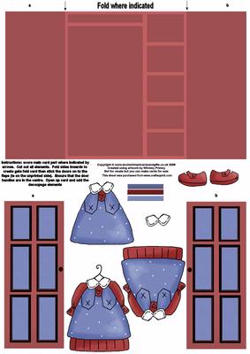Wardrobe Gate Fold Little Girl 2
