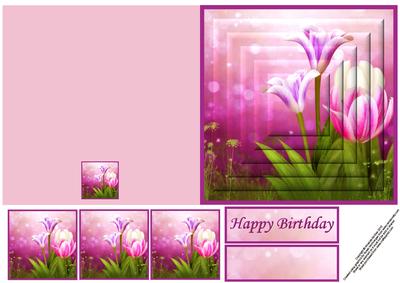 Pretty Tulip Easy Pyramid Sheet