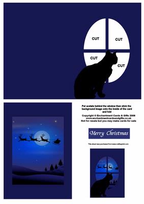 Cat Waiting for Santa