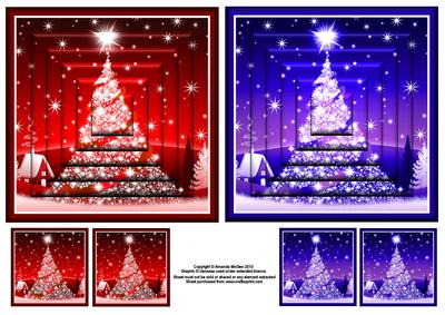 Oh Pretty Christmas Tree Easy Pyramid Toppers 1