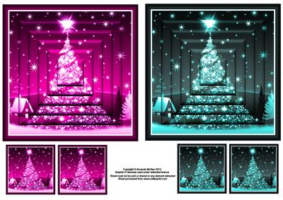 Oh Pretty Christmas Tree Easy Pyramid Toppers 2