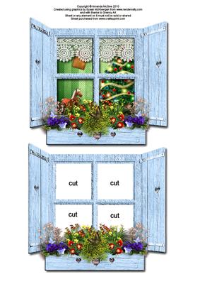 Looking Through My Window to a Warm Christmas 1