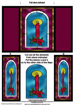 Stained Glass Window Gate Fold