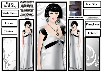 Deco Decadence Art Deco Theatre Fold Card