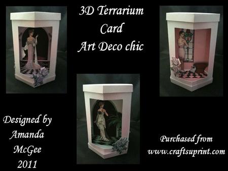 Art Deco Chic 3D Terrarium Card Kit