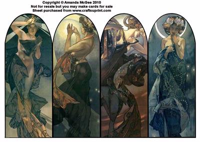 Four Fold Star and Moon Maidens Screen Card
