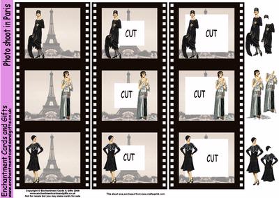 Photo Shoot in Paris Invertage with Decoupage