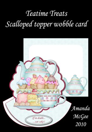 Teatime Treats Wobble Card Kit