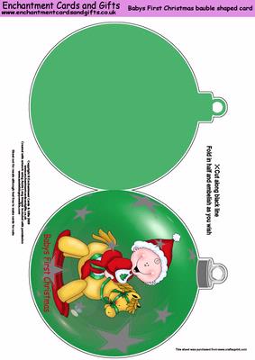 Babys First Christmas Bauble