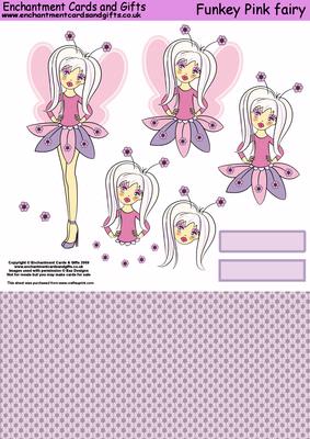 Funky Pink Fairy Step by Step