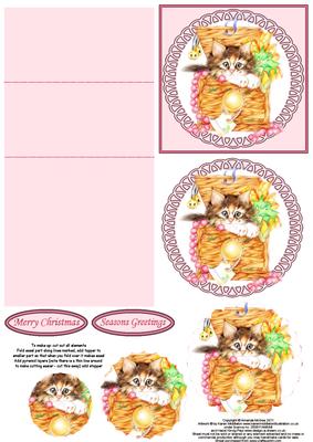 A Basket Full of Love Mini Easel Card