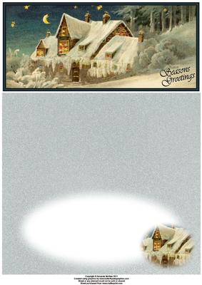 Winter Scene Dl a Card in One