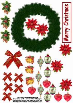 Decorate Your Christmas Wreath