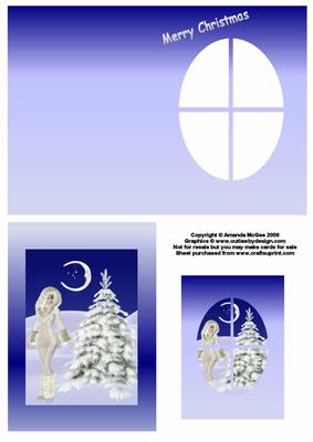 Walking Through a Winter Wonderland Window Card