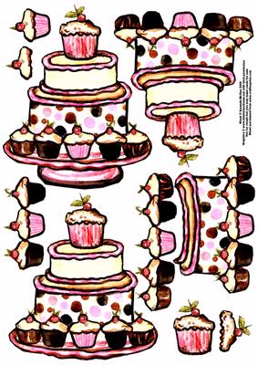 I Love Cupcakes Step by Step