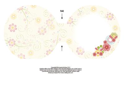 Hearts and Flowers Wordaround Insert