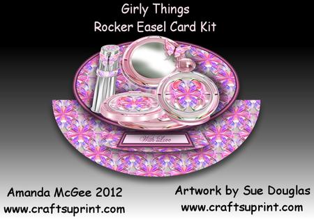 Girly Things Rocker Easel Card Kit