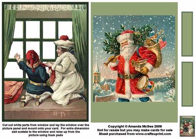 Looking Out at Santa
