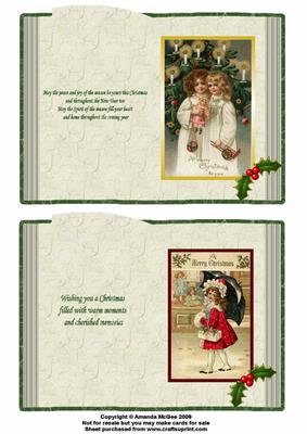 Christmas Book Toppers