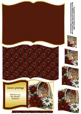Christmas Poinsettia Book