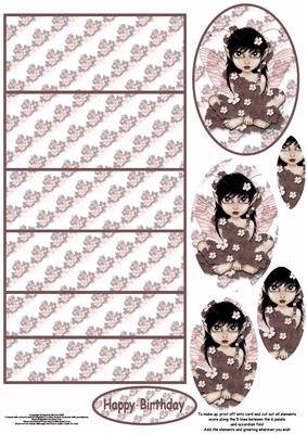 Pink Flower Fairy Stair Stepper