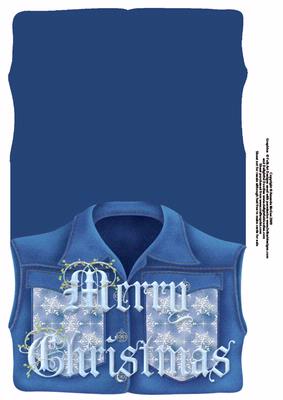 Christmas Shirt Shaped Card