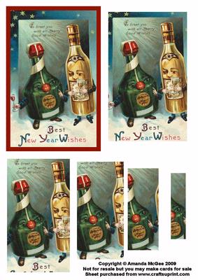 Cheers - New Year Pyramid Sheet