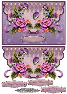 Garden Delights 2 Envelope Card