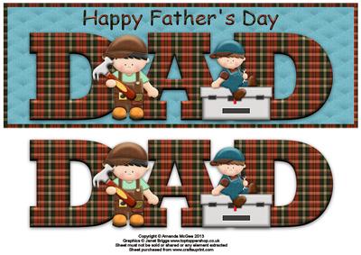 Handy Man Dad Father's Day Large Dl