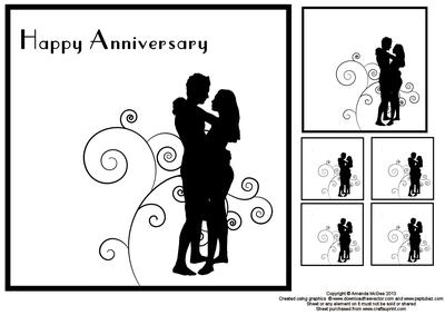 Love is in the Air 8x8 Black and White Topper