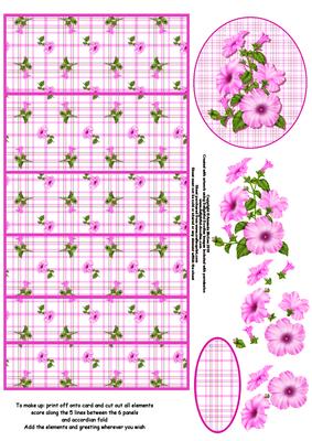 Pretty Pink Petunias Stair Stepper