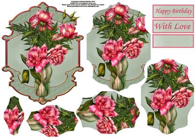 Vase of Roses Pyramage