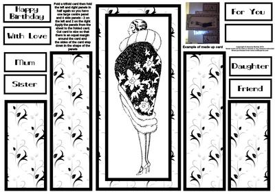 Art Deco Lady Theatre Fold 2