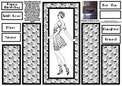 Art Deco Lady Theatre Fold 6