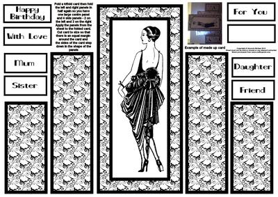 Art Deco Lady Theatre Fold 7
