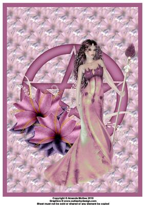 Wican Lady in Pink