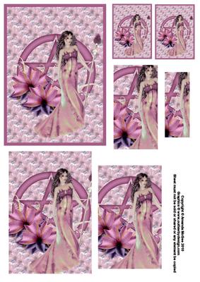 Wican Lady in Pink Pyramid Sheet