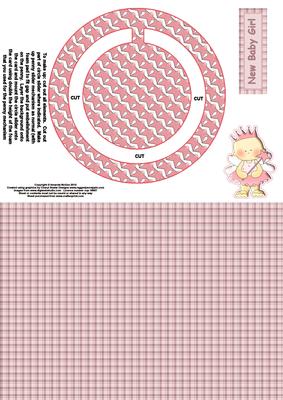 Fairy Baby Girl Circle Penny Slider