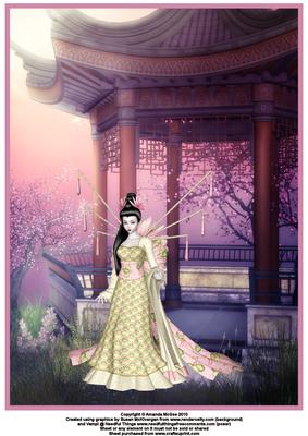 Japanese Beauty A4 Card Front