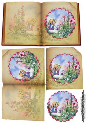 Enjoying the Flowers Book Sheet
