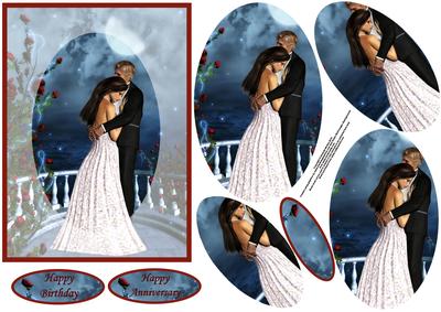 1st Dance Card Front and Pyramid